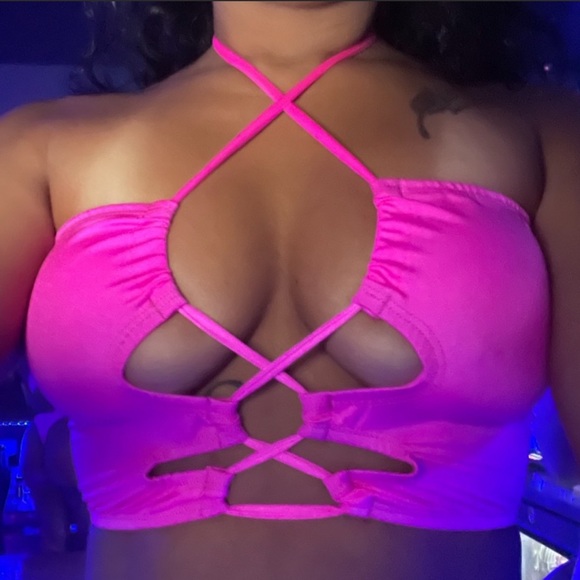 Blue and yellow two piece bikini - Picture 5 of 5